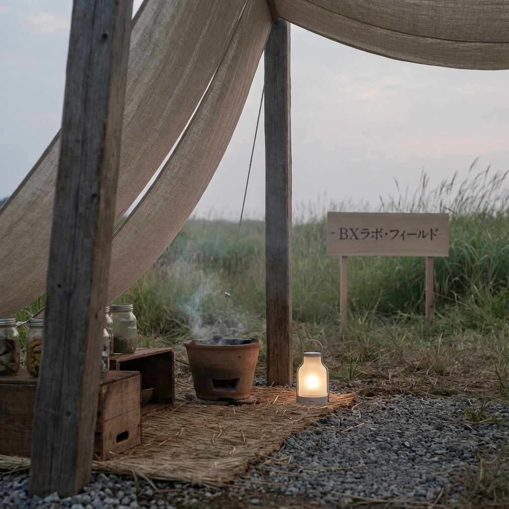 BXラボ・フィールド - 自然の中のテント